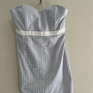 NWT Vinyard Vines Maritime Striped Strapless Dress